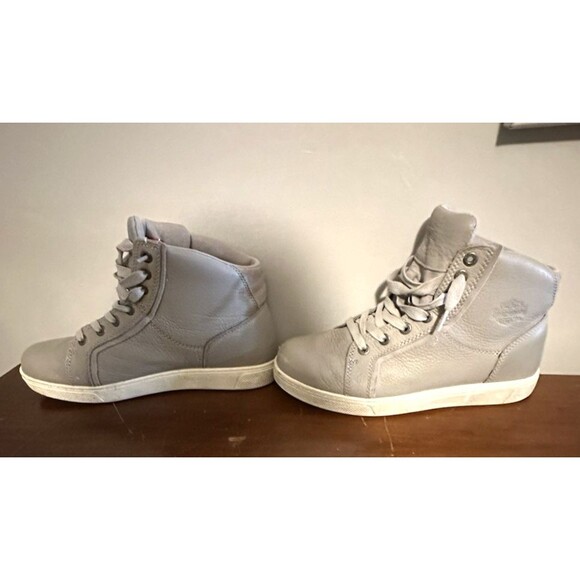 Harley-Davidson Women’s Mackey Waterproof Riding Sneaker Boot Leather Size 10 - Picture 4 of 7